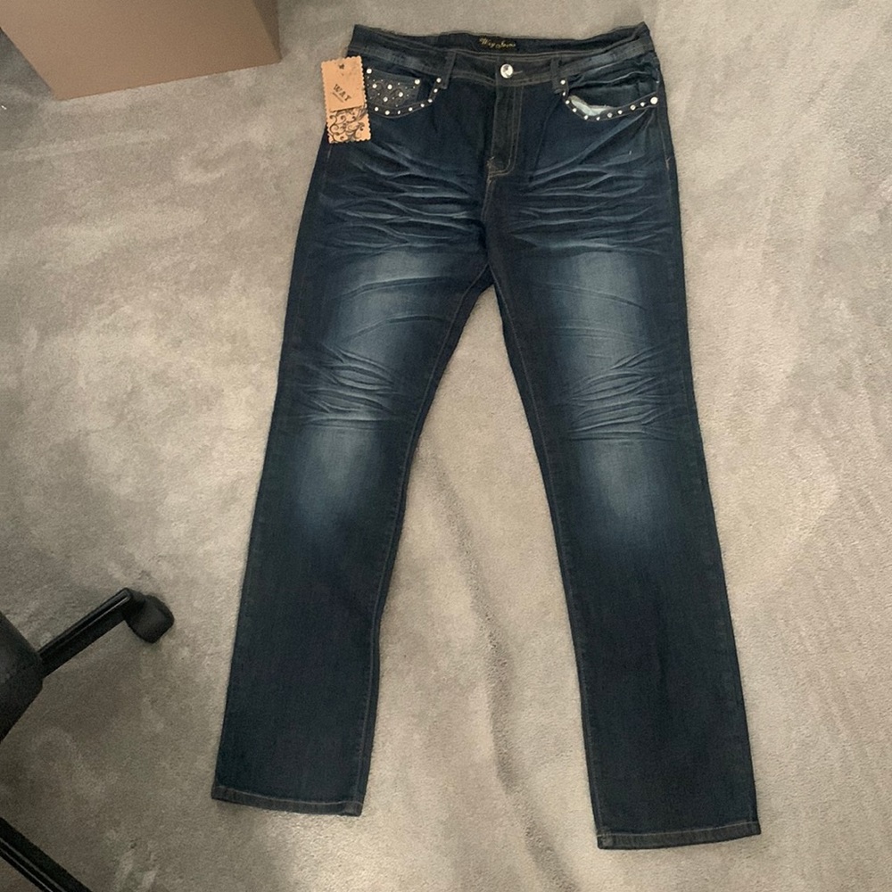 New with tags Way Jeans 19 rhinestones
